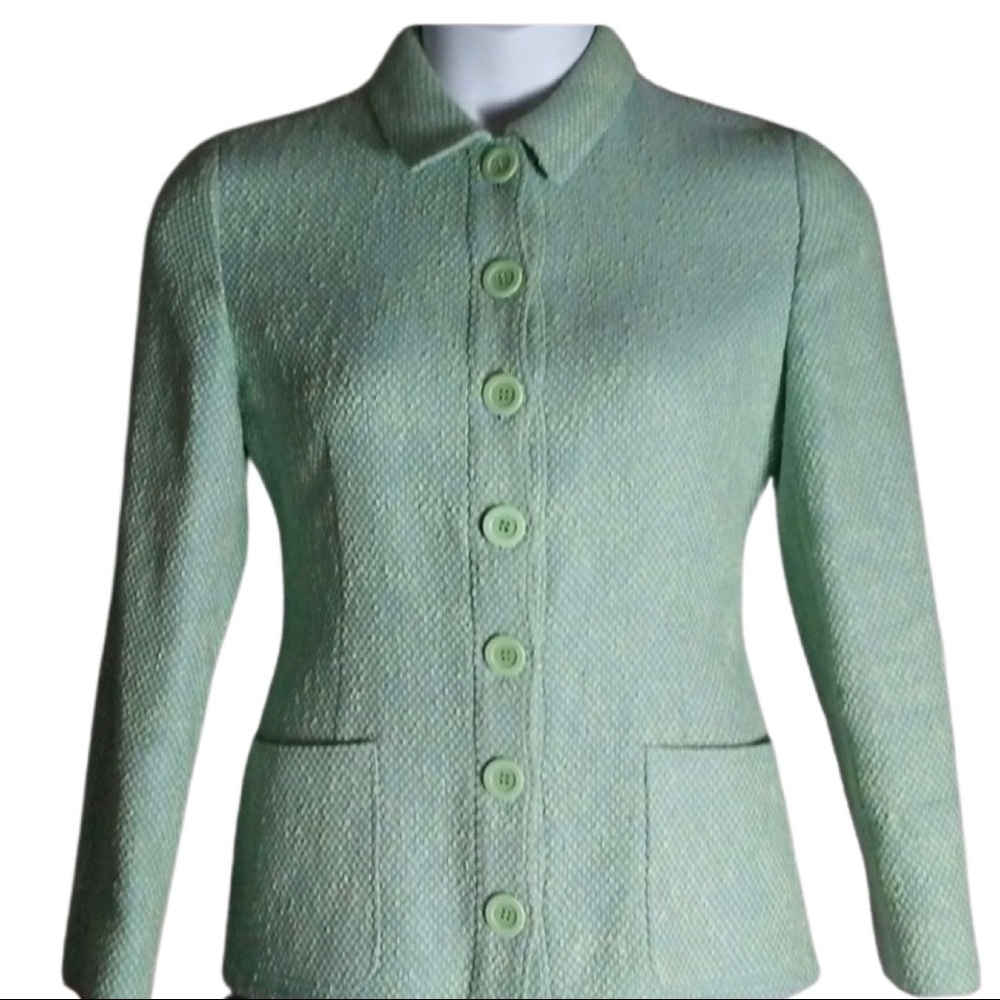 Auth. Valentino Vintage Peak-Lapel Blazer